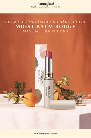 SON MÔI DƯỠNG ẨM CHỐNG NẮNG MOIST BALM ROUGE- MÀU SẮC THỜI THƯỢNG