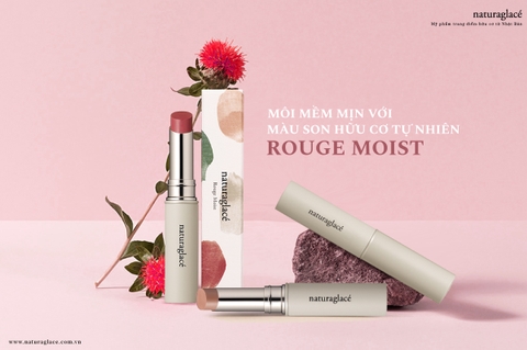 MÔI MỀM MỊN VỚI MÀU SON TỰ NHIÊN ROUGE MOIST