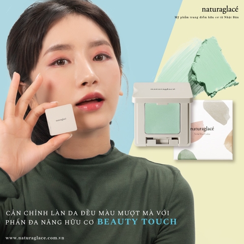 CÂN CHỈNH LÀN DA ĐỀU MÀU MƯỢT MÀ VỚI PHẤN ĐA NĂNG HỮU CƠ BEAUTY TOUCH