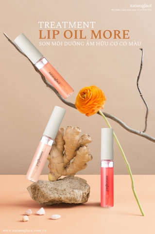 SON DƯỠNG MÔI TREATMENT LIP OIL MORE - THỎI SON ĐẶC BIỆT ĐỒNG HÀNH CÙNG BẠN SUỐT CẢ NGÀY