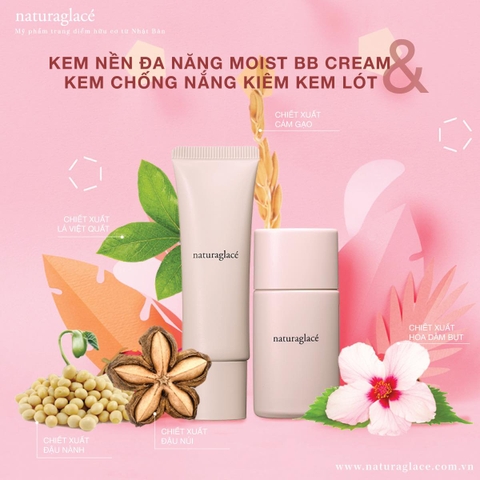 COMBO DEAL - KEM CHỐNG NẮNG & MOIST BB CREAM