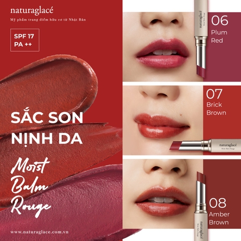 MOIST BALM ROUGE - SON MÔI DƯỠNG ẨM, CHỐNG NẮNG & TÔN DA