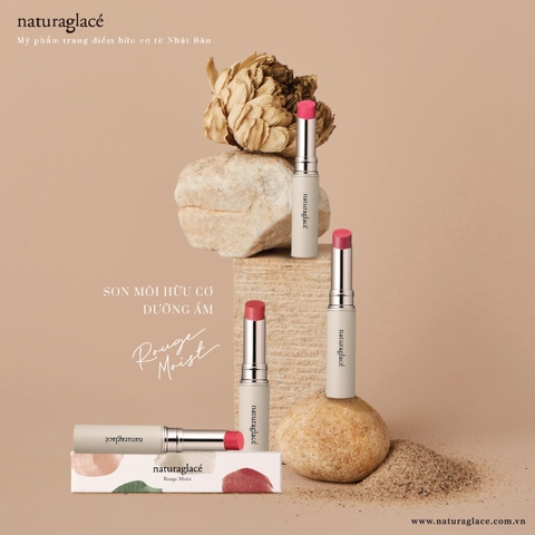 4 THỎI SON SẮC HỒNG NGỌT NGÀO CHO CÁC NÀNG NỮ TÍNH 💋ROUGE MOIST 04 - CORAL PINK