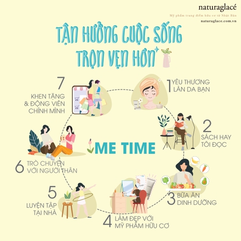 ME TIME - YÊU BẢN THÂN HƠN - TẬN HƯỞNG CUỘC SỐNG TRỌN VẸN HƠN