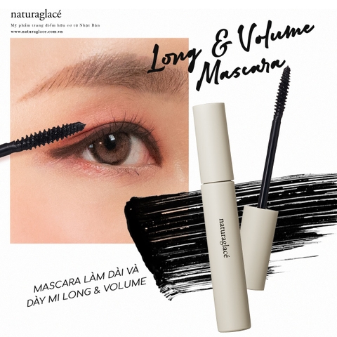 MI CONG CUỐN HÚT VỚI MASCARA HỮU CƠ LONG & VOLUME