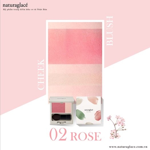 PHẤN MÁ HỒNG HỮU CƠ CHEEK BLUSH 02 - ROSE