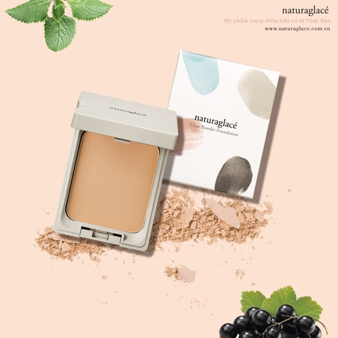 PHẤN NỀN HỮU CƠ TRANG ĐIỂM CHỐNG NẮNG NATURAGLACÉ CLEAR POWDER FOUNDATION