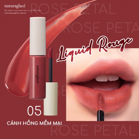 SON KEM DƯỠNG ẨM LIQUID ROUGE 05 - ROSE PETAL