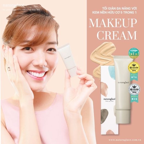 KEM NỀN DƯỠNG DA ĐA NĂNG MAKE UP CREAM VINH DỰ NHẬN GIẢI COSME 3 NĂM LIÊN TIẾP