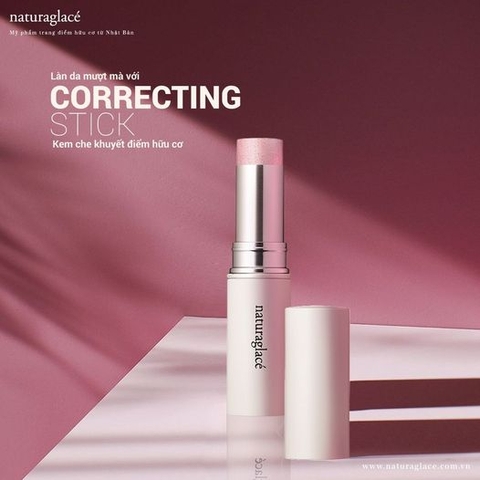 LÀN DA MƯỢT MÀ VỚI KEM CHE KHUYẾT ĐIỂM HỮU CƠ CORRECTING STICK