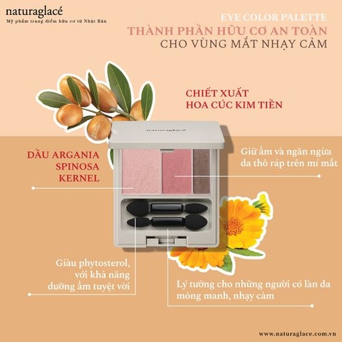 PHẤN MẮT EYE PALETTE 3 IN 1 - MẮT ĐẸP LUNG LINH VỚI SỨC MẠNH TỪ HỮU CƠ
