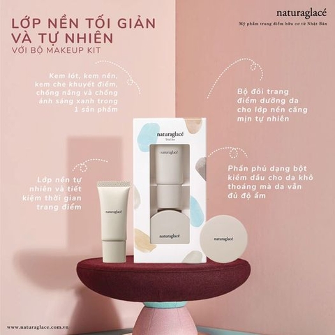 LỚP NỀN TỐI GIẢN VÀ TỰ NHIÊN VỚI MAKEUP KIT