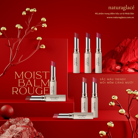 BST SON MÔI MOIST BALM ROUGE - SẮC MÀU TRENDY, MÔI MỀM CĂNG MƯỚT