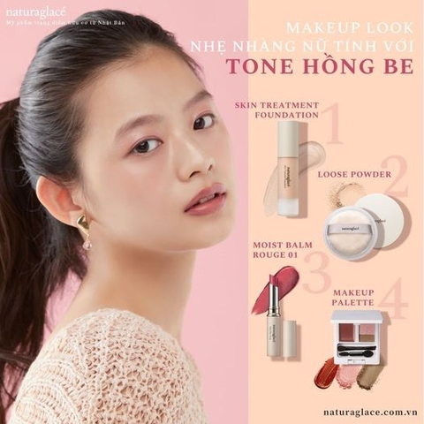 MAKEUP LOOK DỊU DÀNG TONE HỒNG BE  CHO BUỔI HẸN VALENTINE