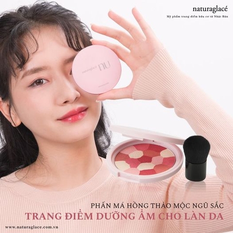 PHẤN MÁ HỒNG THẢO MỘC NGŨ SẮC TRANG ĐIỂM DƯỠNG ẨM CHO LÀN DA