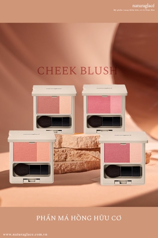 PHẤN MÁ HỒNG CHEEK BLUSH - MÁ ỬNG HỒNG, BỪNG SỨC SỐNG VỚI THÀNH PHẦN HỮU CƠ