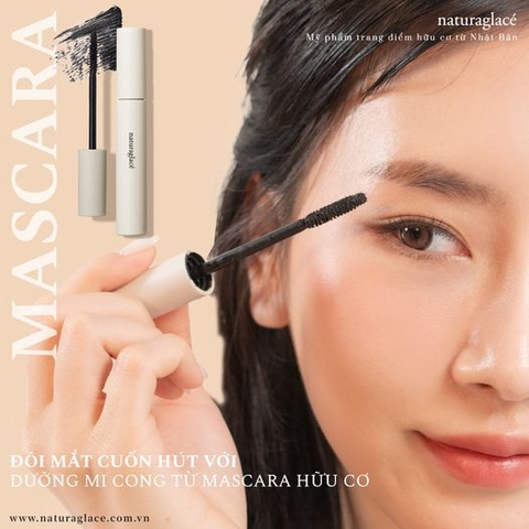 NUÔI DƯỠNG HÀNG MI CONG VỚI MASCARA HỮU CƠ NATURAGLACÉ