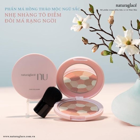 PHẤN MÁ HỒNG THẢO MỘC NGŨ SẮC - NHẸ NHÀNG TÔ ĐIỂM MÁ RẠNG NGỜI