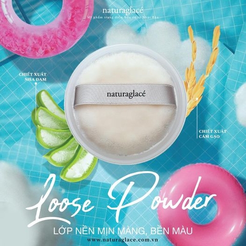 PHẤN PHỦ HỮU CƠ LOOSE POWDER - KIỀM DẦU CHO LÀN DA MỊN MÀNG, KHÔ THOÁNG.