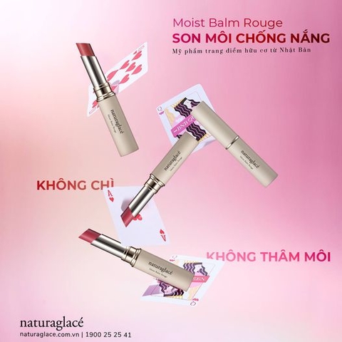 SON MÔI HỮU CƠ CHỐNG NẮNG, NGĂN NGỪA THÂM MÔI