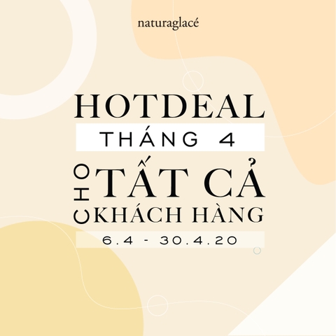 ƯU ĐÃI HẤP DẪN DÀNH CHO TẤT CẢ KHÁCH HÀNG naturaglacé