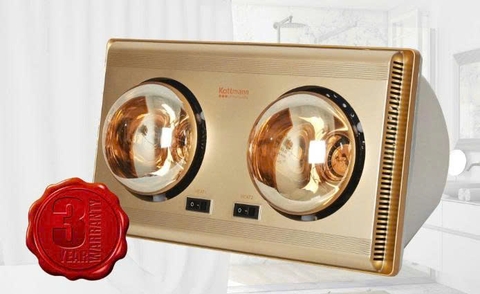 Đèn sưởi 2 bóng Kottman K2A (Bảo hành 3 năm)