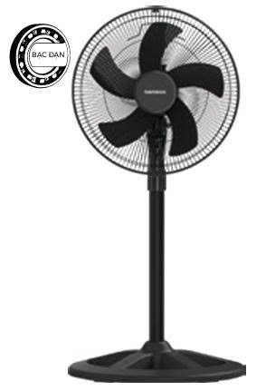 Quạt Lửng Bán Công Nghiệp Nanoco 50W Bạc Đạn 5 Cánh Màu Đen NLF1627K