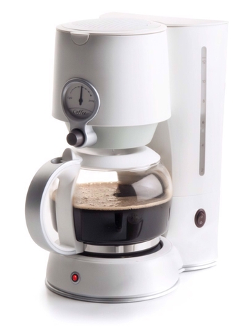 Máy Pha Cà Phê Lacor 1.25 Lít 1080w Màu Trắng - 69393