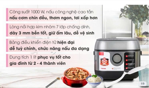 Nồi cơm cao tần Toshiba 1 lít RC-10IP1PV