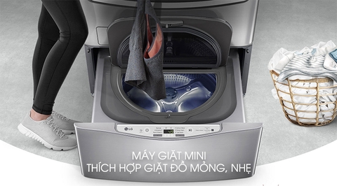 Máy giặt LG TWINWash Mini 3.5 kg T2735NWLV