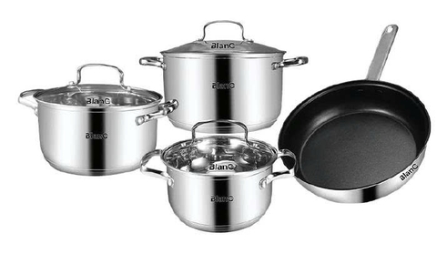 Bộ nồi inox Blanc 4 món BAG416