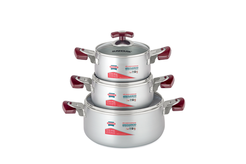 Bộ nồi anod SUNHOUSE SH6633-20 quai EB (16, 20, 24)