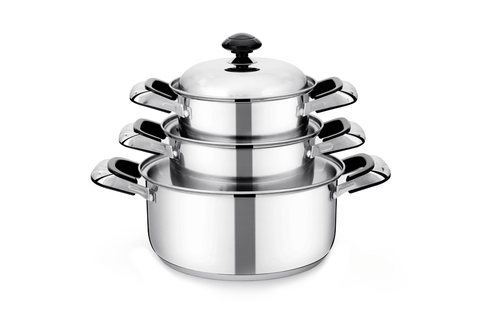 Bộ nồi inox 3 đáy SUNHOUSE SH768