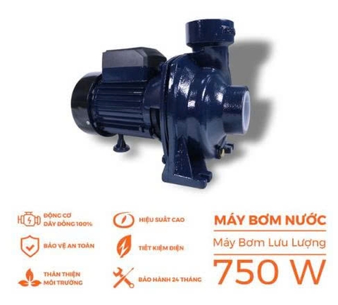 Máy bơm nước Nanoco dòng bơm lưu lượng model NHF750 (công suất 750W)