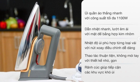 Bàn ủi khô Philips HD1172 1100W