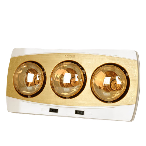 Đèn Sưởi Nhà Tắm Kottmann 3 bóng K3BH - Hàng Chính Hãng