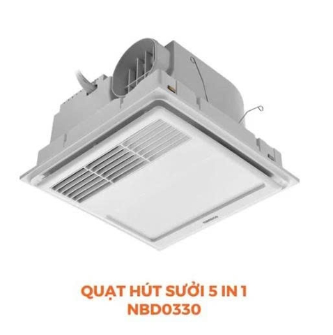 Quạt hút sưởi 5in1 có remote Nanoco model NBD0330