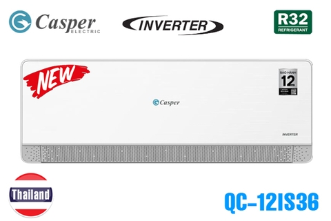 Điều hòa Casper 1 chiều 12000BTU inverter QC-12IS36