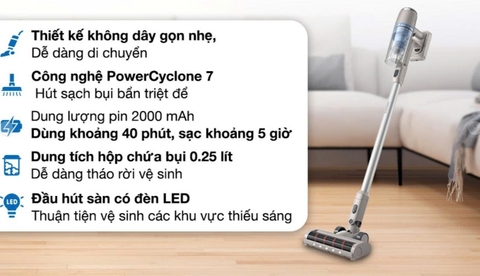 Máy hút bụi không dây Philips XC2011/01