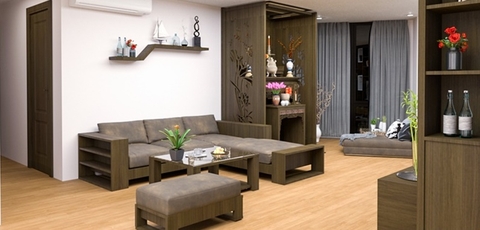 CHUNG CƯ  CT1 YÊN HÒA PARK VIEW - KHÁCH HÀNG ANH TRUNG - THI CÔNG NỘI THẤT
