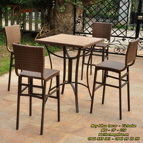 Bàn ghế cà phê 019