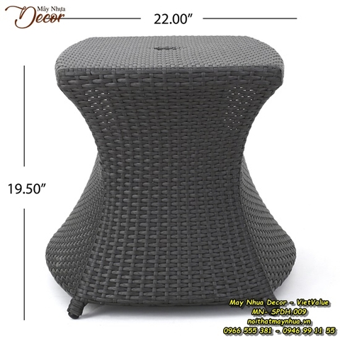 Bàn Mây Nhựa Bể Bơi MN-SPDH.009
