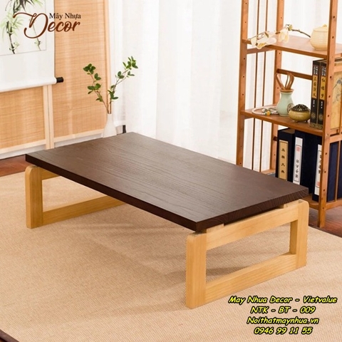 bàn trà kiểu Nhật gấp chân nhập khẩu 009