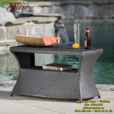 Bàn Mây Nhựa Bể Bơi MN-SPDH.009