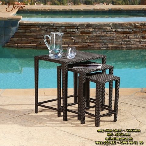 Bộ Ghế Mây Nhựa MN-SPDH.011