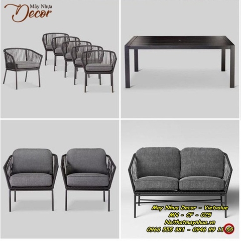 Bàn ghế cà phê 025