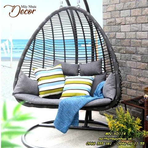Xích đu mây nhựa MN-XD.14