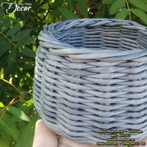 Giỏ Hoa Mây Nhựa MN-KH.011