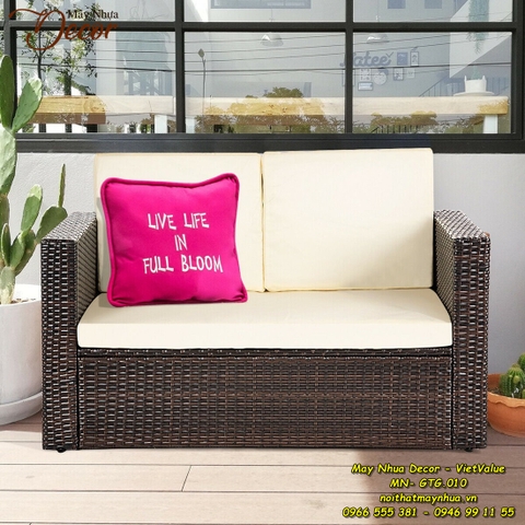 Ghế-giường Mây Nhựa MN-GTG.010