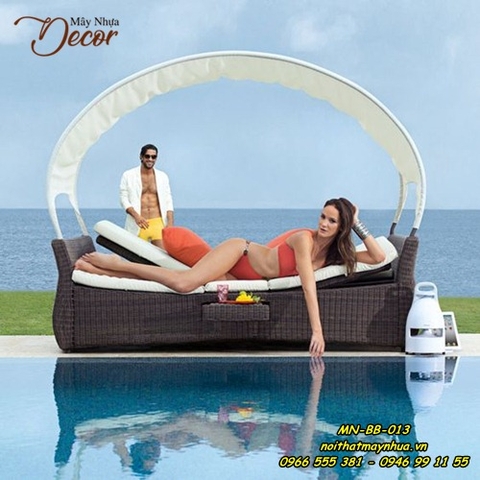 Giường tắm nắng bể bơi 013